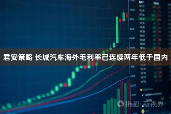 君安策略 长城汽车海外毛利率已连续两年低于国内